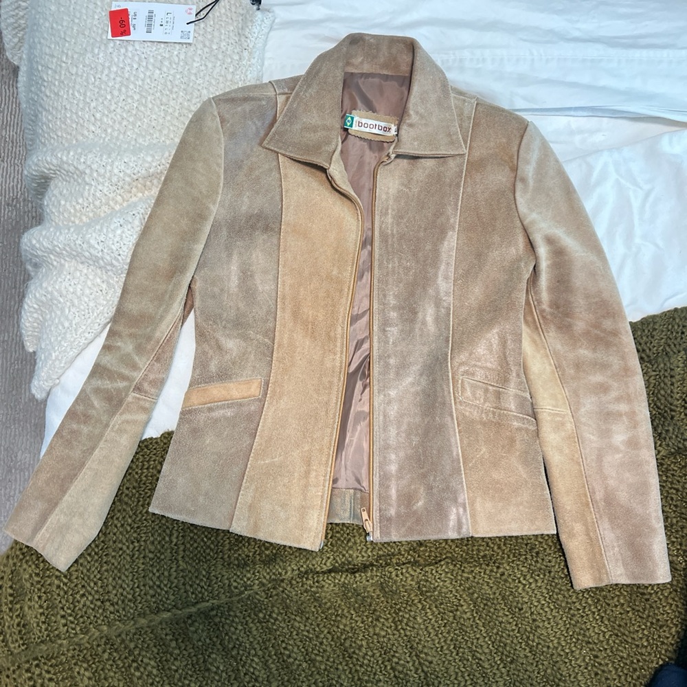 Vintage Women's Suede Leather Jacket